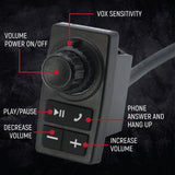 Rugged Radio 696 PLUS REMOTE HEAD High Fidelity Bluetooth Intercom