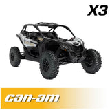 Rugged Radio Can-Am Maverick X3 Complete Communication Kit with Intercom and 2-Way Radio