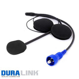 Rugged Radio Enduro Moto Kit - Includes Helmet Kit and Compact Harness Cable