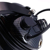 Rugged Radio H42 Behind the Head (BTH) Headset for 2-Way Radios - Black carbon Fiber
