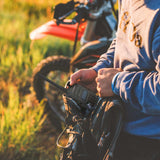 Moto Max Kit With R1 Digital Radio - Helmet Kit, Harness, and Handlebar Push-To-Talk by Rugged Radios