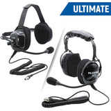Rugged Radio ULTIMATE HEADSET for STEREO and OFFROAD Intercoms - Over The Head or Behind The Head