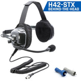 Rugged Radio ULTIMATE HEADSET for STEREO and OFFROAD Intercoms - Over The Head or Behind The Head