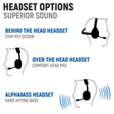 Rugged Radio Yamaha YXZ 1000R Complete Communication Kit with Intercom and 2-Way Radio
