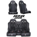 RZR 1000 Rear Bench Seat & Pair of Front Bucket Seats Set