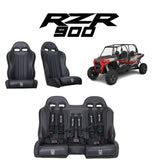 RZR 900 Rear Bench Seat & Pair of Front Bucket Seats Set (2015-2024)
