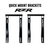 RZR PRO (Turbo R, Pro R, Pro) 2 and 4 Seater Suspension "Weekender" Series Pair of Front Bucket Seats W/ Quick Mount Bracket (2020-2025)