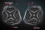SSV Works '17-'25 Can-Am Maverick X3 6.5" Front-Kick Speaker-Pods