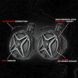 SSV Works '24-'25 Can-Am Maverick R Phase-4 A-Spec 800watt 5-Speaker System