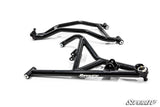 SuperATV Polaris RZR XP Turbo High Clearance 1.5" Forward Offset A-Arms (Chromoly)