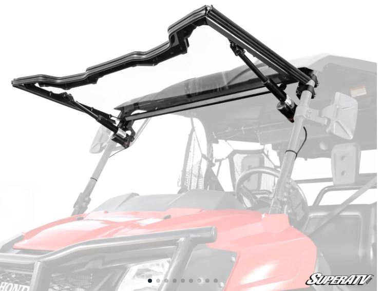 SuperATV HONDA PIONEER 700 MAXDRIVE POWER FLIP WINDSHIELD – Pro
