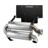 Trinity POLARIS XPEDITION DUAL MUFFLER EXHAUST - QUIET SLIP ON