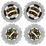 Traild  CFMoto UForce 500/800 2018-2022 Ridge Rider Rotor and Brake Pad Kit