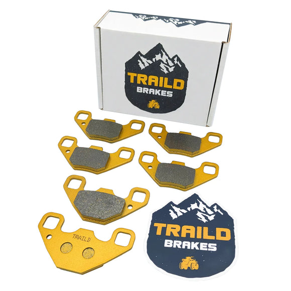 Traild  Polaris RZR 170 2009-2016 Ceramic Brake Pad Set
