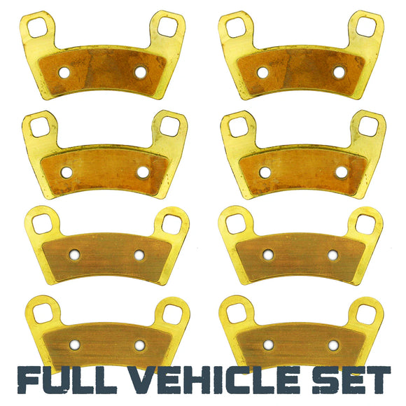 Traild  Polaris RZR Trail/S 1000/Trail S 1000/S 900/Trail S 900/900/Sport 2014-2025 Brass Brake Pad Set