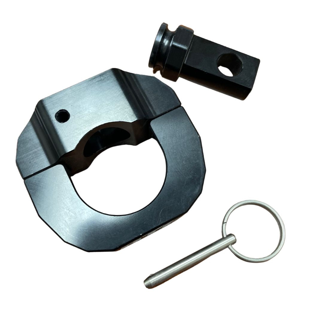 Chrome Billet Whip Flag Antenna Clamp Mount For 1.75" Tube – UTV, Buggy, Sand Rail (Latest Rage)