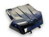 Fourwerx 20+ POLARIS RZR PRO XP / PRO R - "R23" 'BLUE WEAVE' CARBON FIBER HOOD