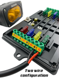 8-Gang Switch Panel With RGB And Remote Control Bluetooth App