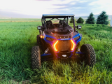 FRONT Accent Turn Signal Light & Harness Kit for Polaris RZR Turbo S/Turbo/1000 2019+ by Ryco