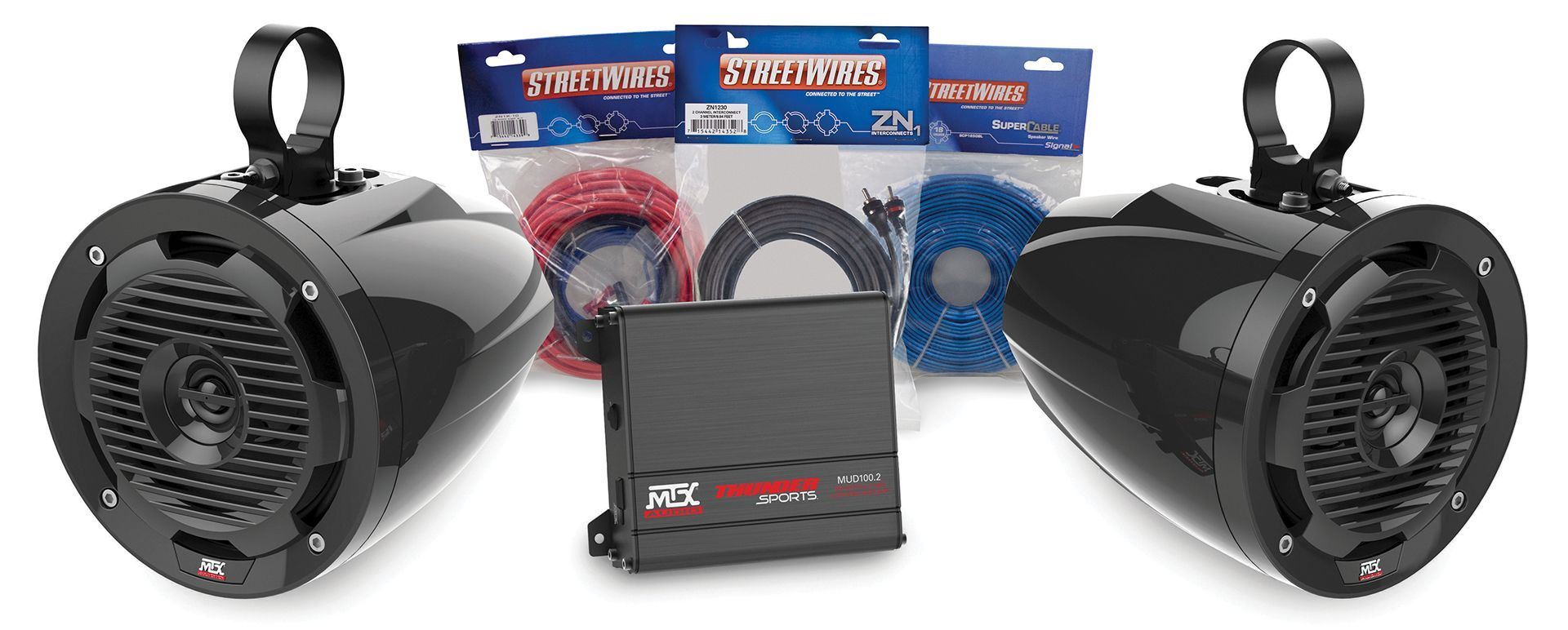 MTX AMPLIFIER AND 2 ROLL CAGE SPEAKER PACKAGE ADDITION – Pro UTV Parts