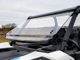 Can Am Maverick Trail/Sport Scratch Resistant Full Tilting Windshield by Spike Powersports