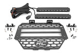 Rough Country GRILLE KIT 10" BLACK SLIMLINE LED PAIR | POLARIS RZR XP 1000/RZR XP 4 1000 (14-22)