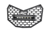 Rough Country LED LIGHT GRILLE MOUNT | 6" BLACK SLIMLINE | CAN-AM MAVERICK X3 (17-22)