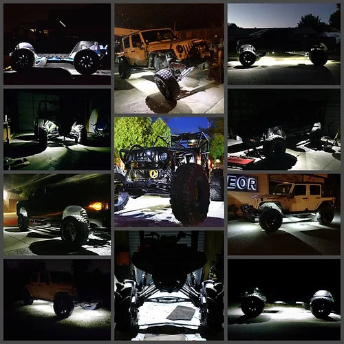 Infinite Offroad (UTV) - 8w Single Color Rock Light Kit
