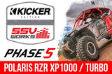 POLARIS RZR XP TURBO AND XP4 TURBO KICKER/SSV WORKS COMPLETE 5 SPEAKER PLUG-AND-PLAY SYSTEM