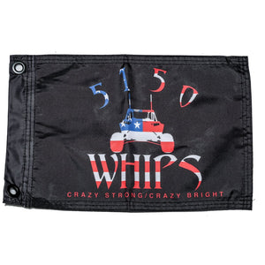 WHIPS HEAVY DUTY FLAG 10" X 15" by 5150 Whips