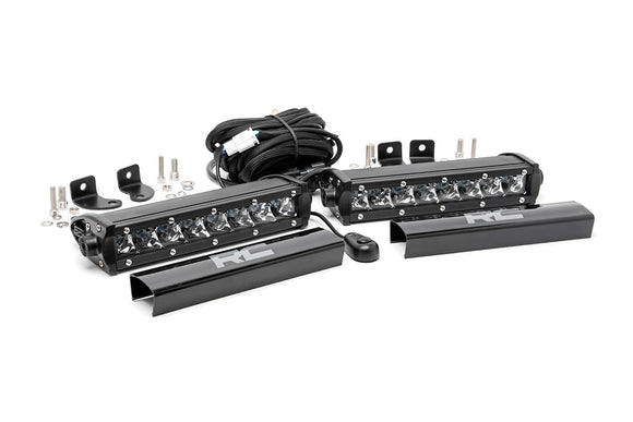 ROUGH COUNTRY 8-INCH CREE LED LIGHT BARS (PAIR | CHROME SERIES)