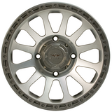 Falcon Ridge Wheel Pitch SBL-12S 14x7, 4/137, 5+2, Silver & Gray