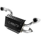 XDR Muffler Off-Road Competition Exhaust for Polaris RZR XP Turbo, XP 4 Turbo.
