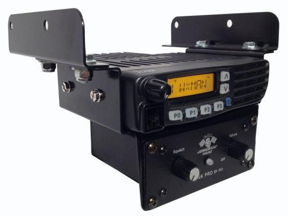 POLARIS RZR NO BOX ICOM RADIO AND INTERCOM BRACKET by PCI Race Radios