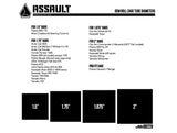 LIGHT BAR BRACKET KIT (UNIVERSAL) by Assault Industries