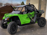 Wildcat XX TINTED Polycarbonate Half Windshield with Quick Straps By UTVZILLA