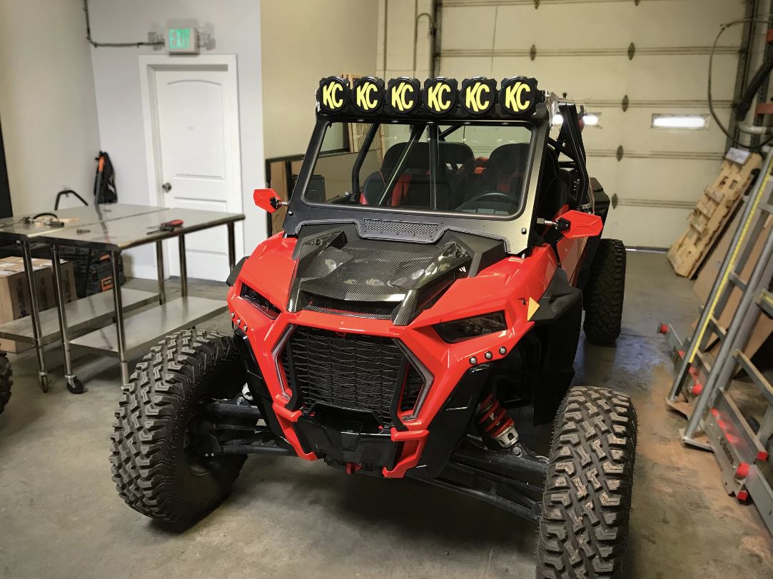 GLASS WINDSHIELD FOR CAGEWRX BAJA SPEC CAGE 2019+ RZR TURBO S, XP