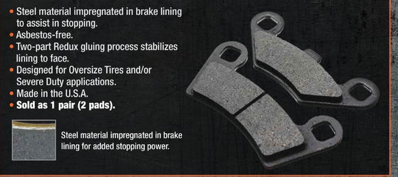 Polaris RZR 1000 60 Inch 2016-2019-Extreme Duty Brake Pads by G Boost