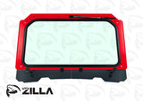Black Vented Glass Windshield for RZR 900, 1000, Turbo with Wiper by UTVZILLA