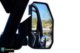 Offroad Rear View/Side Mirror for UTV with SPOT Mirror - Right & Left Pair for 1.6" - 2"