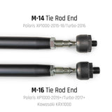 DRT Kawasaki KRX 1000/4 HD Billet Aluminum Tie Rod Kit