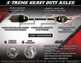 Demon X-Treme Heavy Duty Front Right Axle (XHD) for Can-Am Maverick X3 72" ONLY