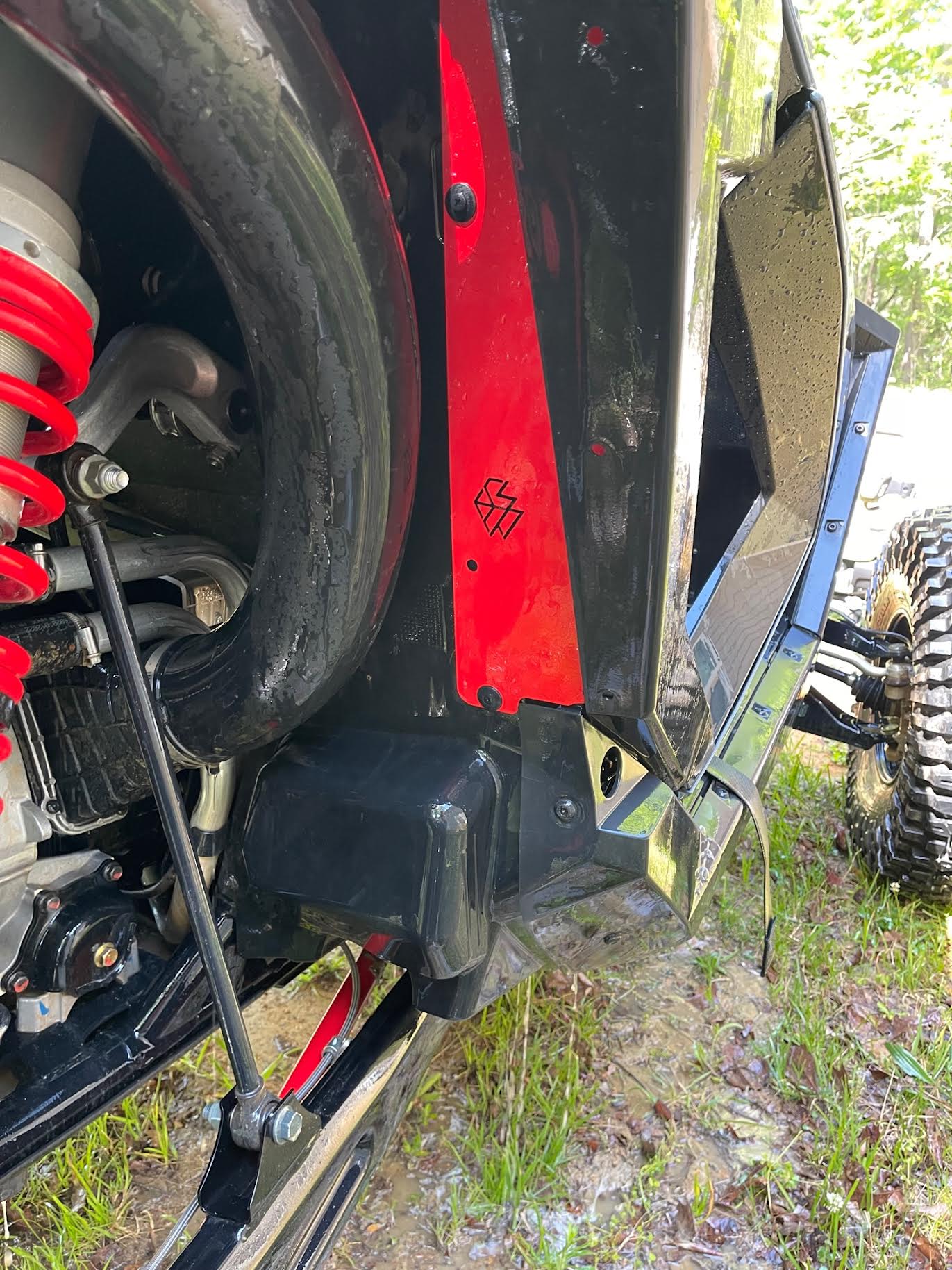 Rear Inner Fender Mud Guard- PRO R by L&W Fab – Pro UTV Parts