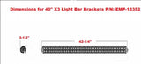 EMP Can-AM Maverick X3 LED Light Bar Bracket Set