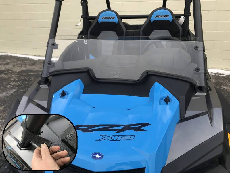 EMP 2019-21 RZR Half Windshield/ Wind Deflector for the RZR Turbo