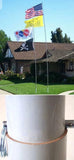 Collapsible Flagpole 26' - By Poles and Holders