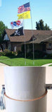 Collapsible Flagpole 16' - By Poles and Holders