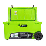 Frosted Frog 70 QT Cooler with Wheels – Original Green, 70QT