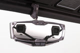 Halo-RA LED Rearview Mirror with Cast Aluminum Bezel – 1.75″ Round Tube by Seizmik
