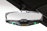 Halo-RA LED Rearview Mirror with Cast Aluminum Bezel – Polaris Pro-Fit Header Panel by Seizmik